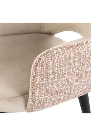 Khaki Velvet Dining Armchair | Richmond Interiors Giovanna | Oroa.com