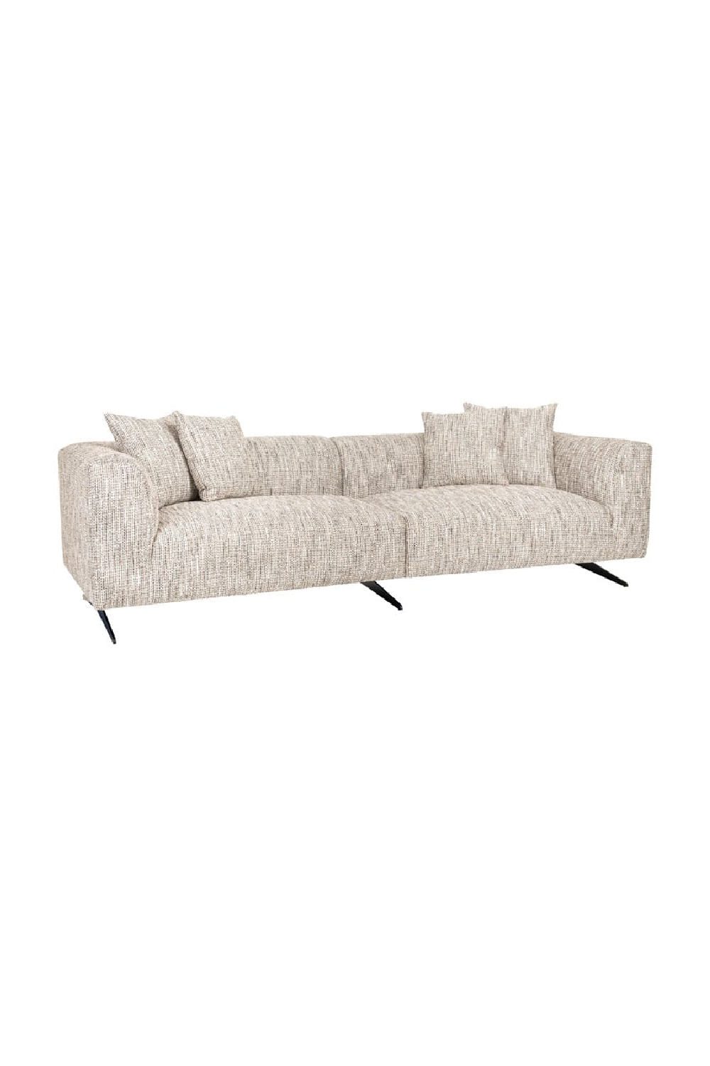 Metal Leg 3-Seater Sofa | OROA Hoxton | Oroa.com