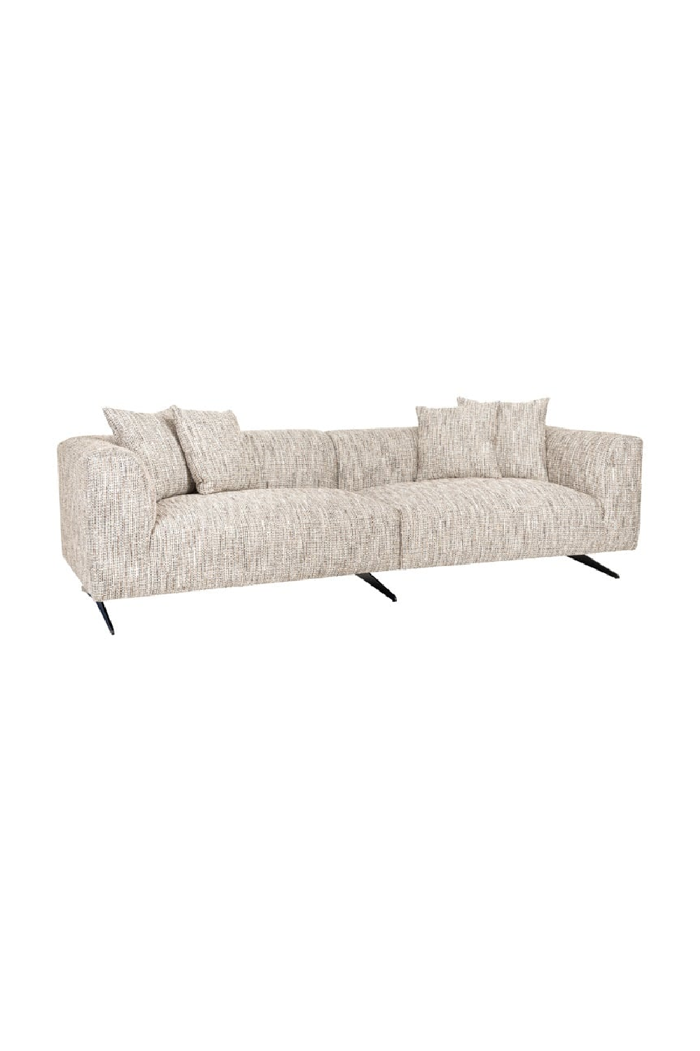 Metal Leg 3-Seater Sofa | Richmond Interiors Hoxton | Oroa.com