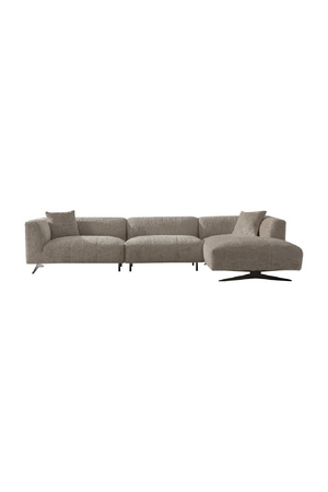 Metal Leg 3-Seater Sofa with Lounge | Richmond Interiors Hoxton | Oroa.com
