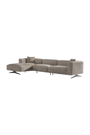 Metal Leg 3-Seater Sofa with Lounge | Richmond Interiors Hoxton | Oroa.com