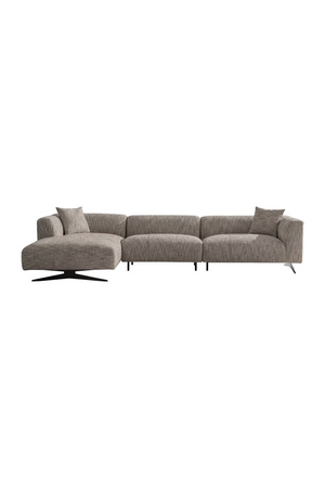 Beige 3-Seater Sofa with Left Lounge | Richmond Interiors Hoxton | Oroa.com