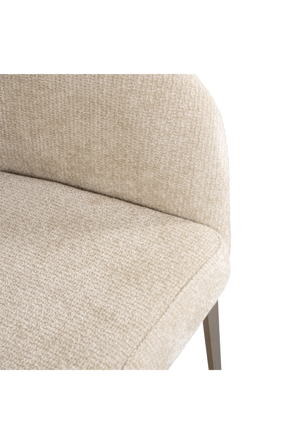 Cream Cut-Out Back Dining Chair | OROA Kenzi | Oroa.com