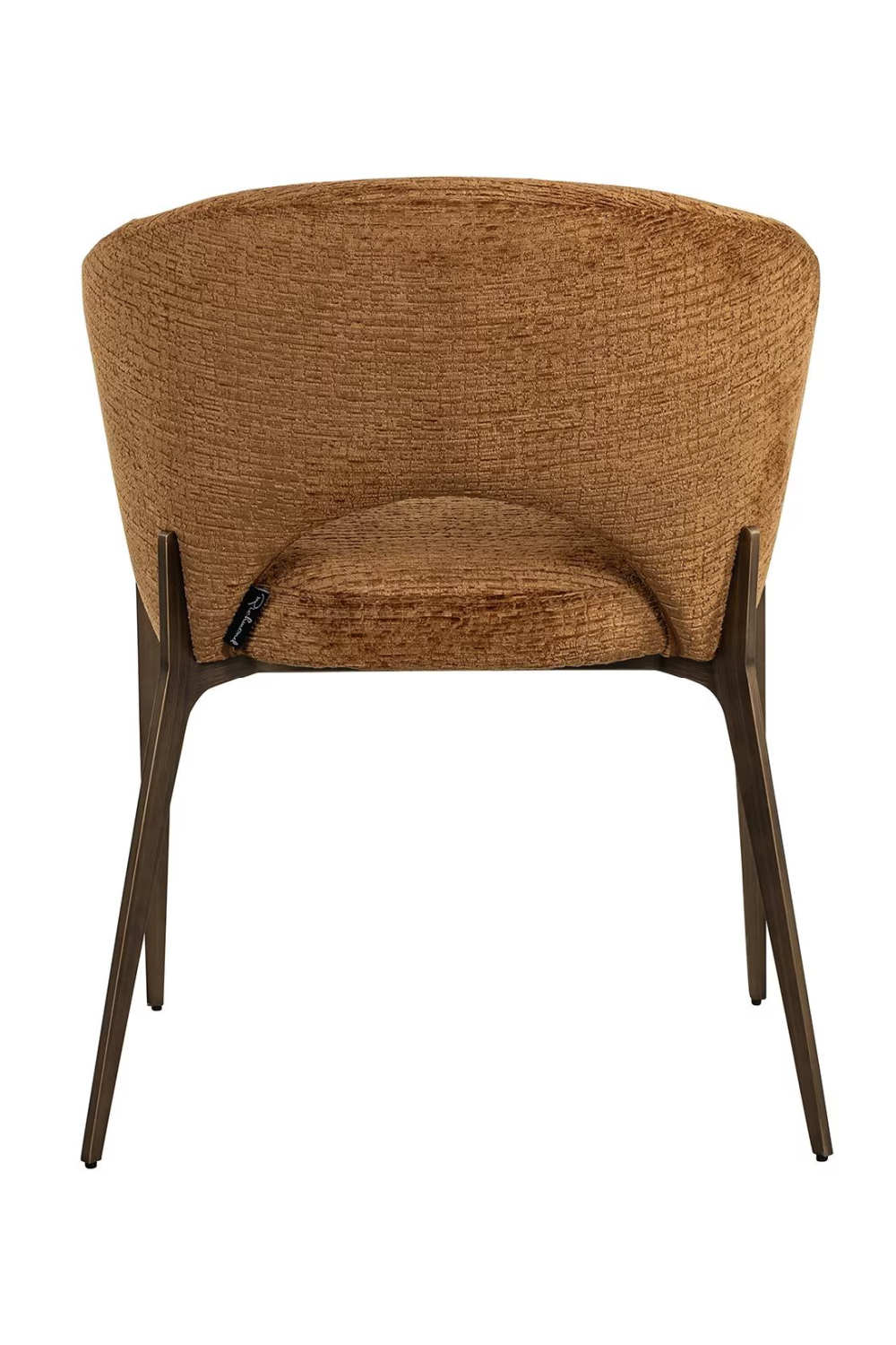 Brown Curved Dining Chair | OROA Kenzi  | Oroa.com