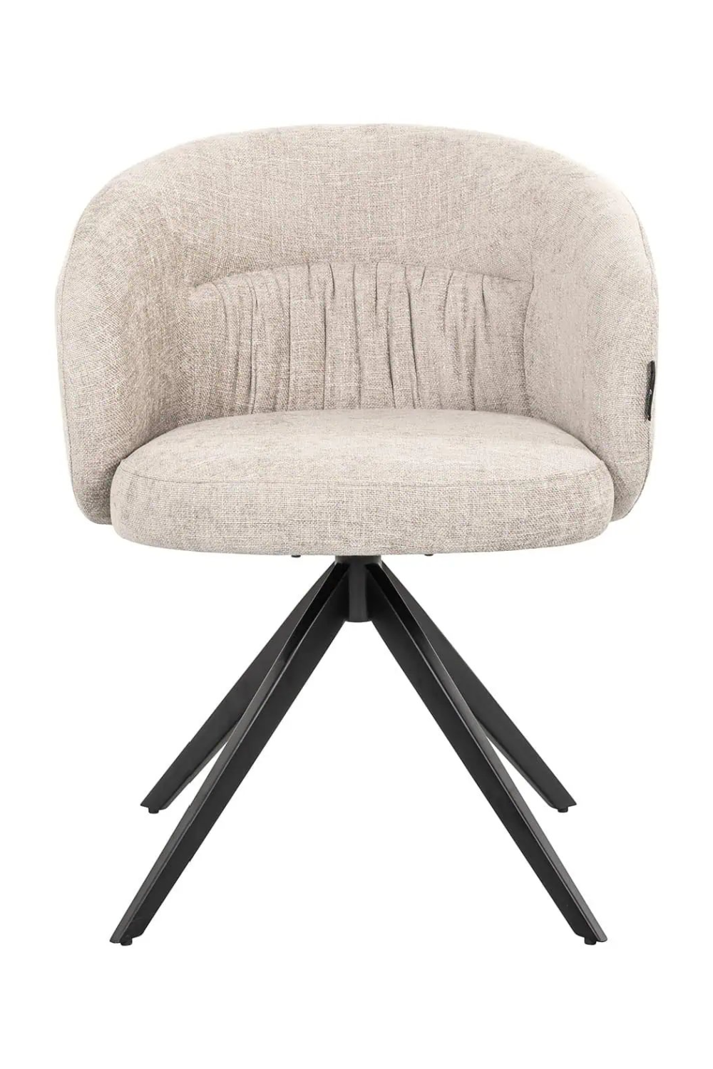 Quadrupod Curved Swivel Chair | Richmond Interiors Olivia | Oroa.com