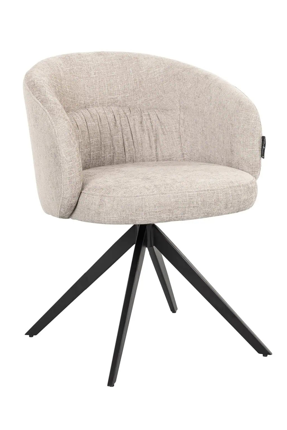 Quadrupod Curved Swivel Chair | OROA Olivia | Oroa.com