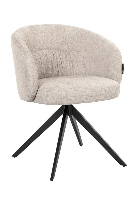 Quadrupod Curved Swivel Chair | Richmond Interiors Olivia | Oroa.com