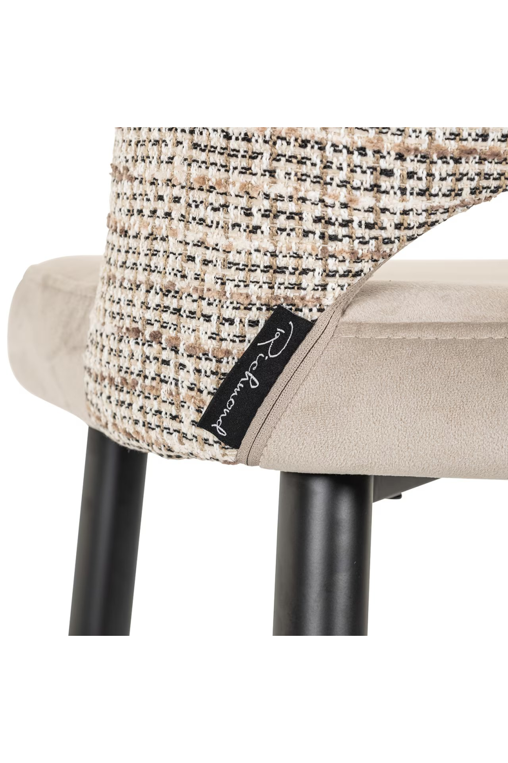 Khaki Cut-Out Bar Stool | OROA Tabitha | Oroa.com