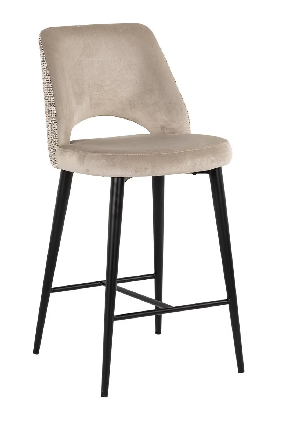 Khaki Cut-Out Counter Stool | OROA Tabitha | Oroa.com