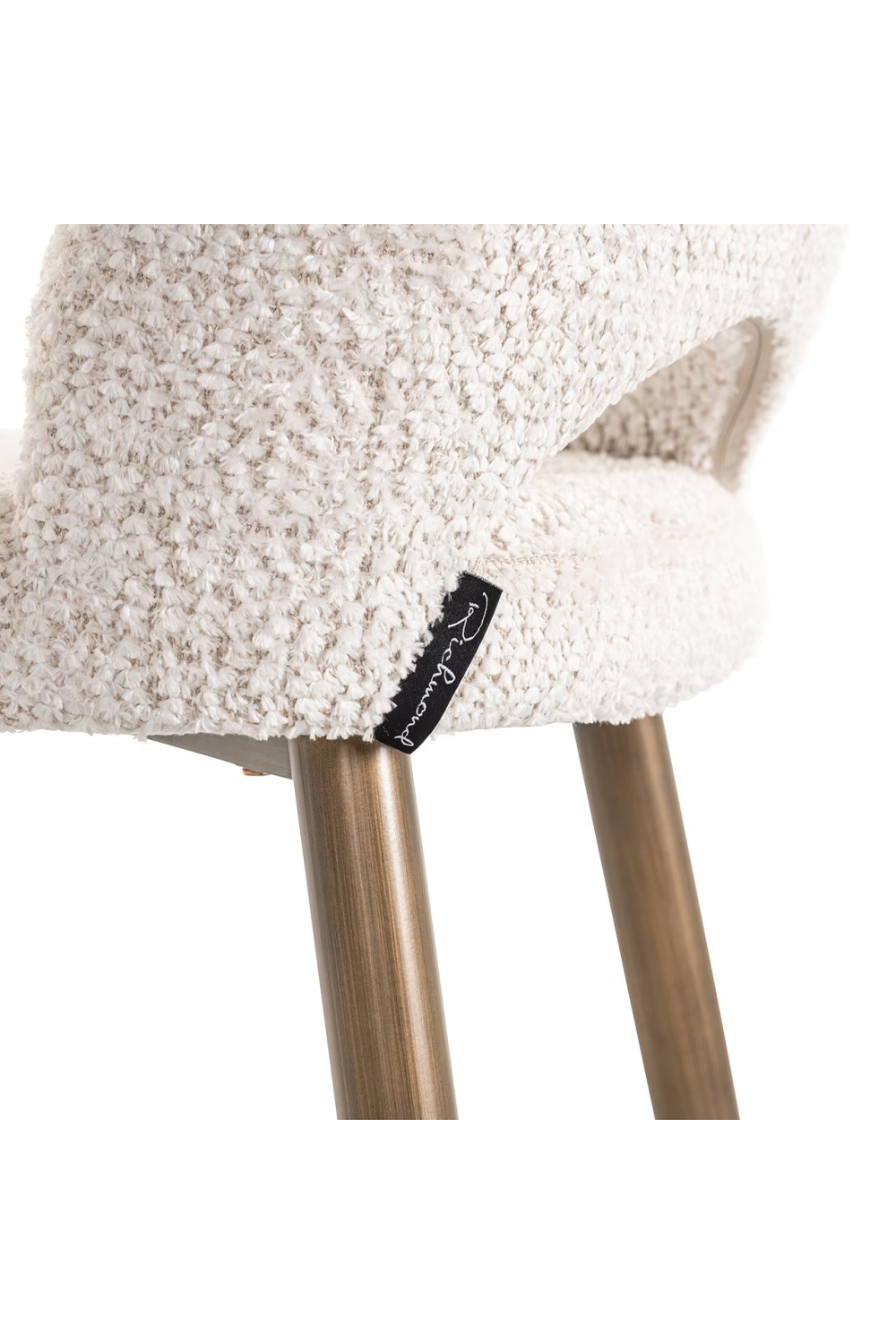 Cream Cut-Out Bar Stool | OROA Delphine | Oroa.com