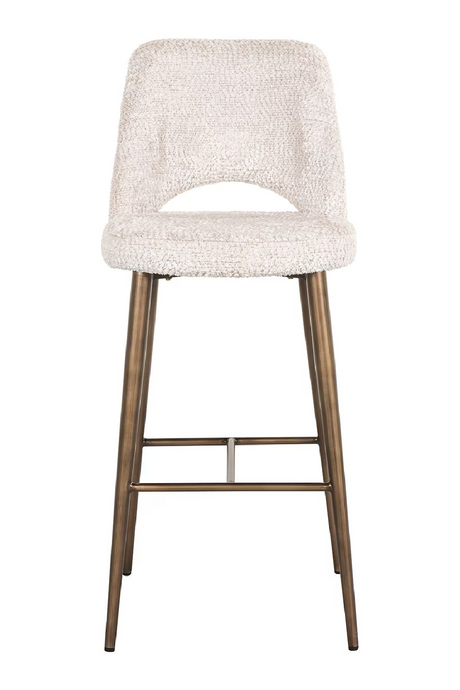 Cream Cut-Out Bar Stool | Richmond Interiors Delphine | Oroa.com