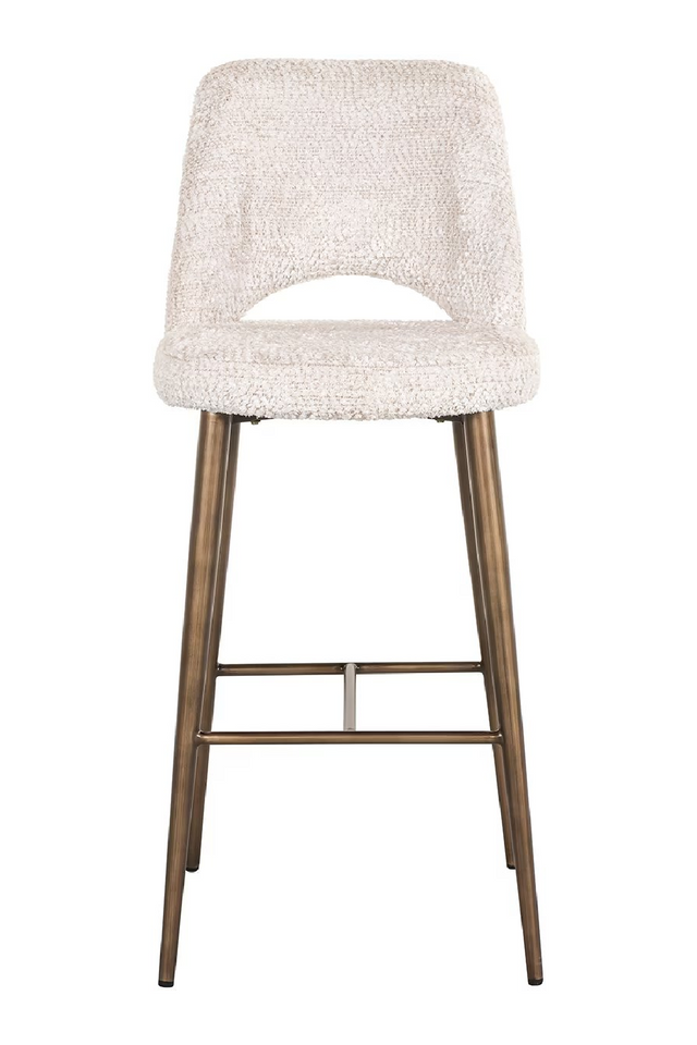Cream Cut-Out Bar Stool | Richmond Interiors Delphine | Oroa.com