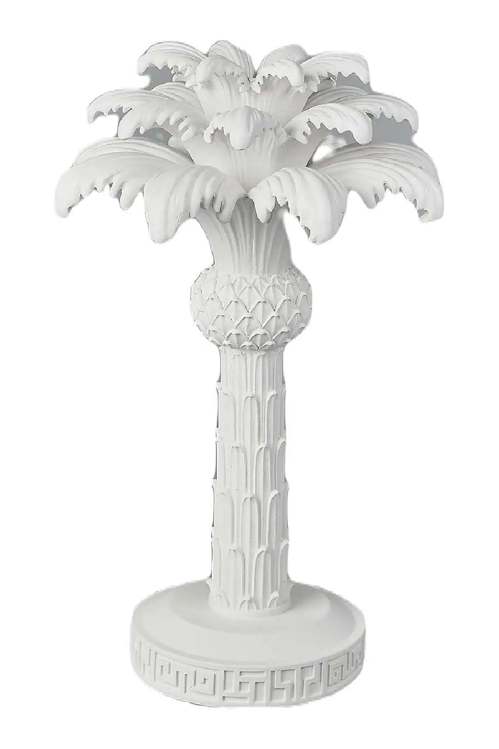 White Palm Candle Holder | Richmond Interiors Palma | Oroa.com