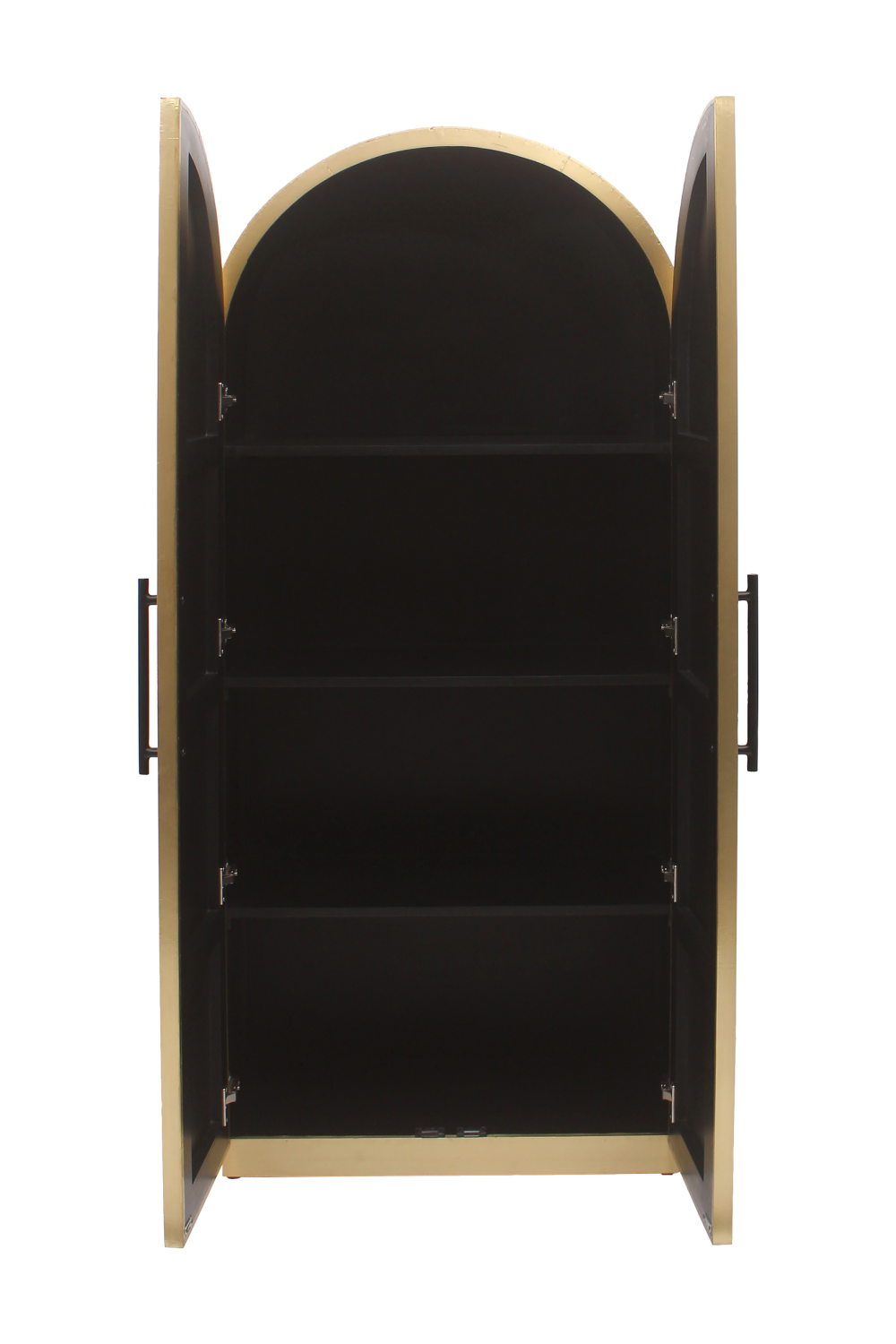 Gold Arched 2-Door Cabinet | OROA Les Arcs | Oroa.com