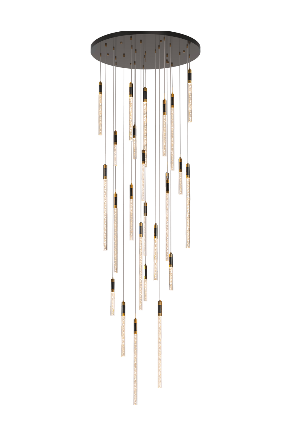 Cascading Rod Chandelier | Richmond Interiors Crosley | Oroa.com