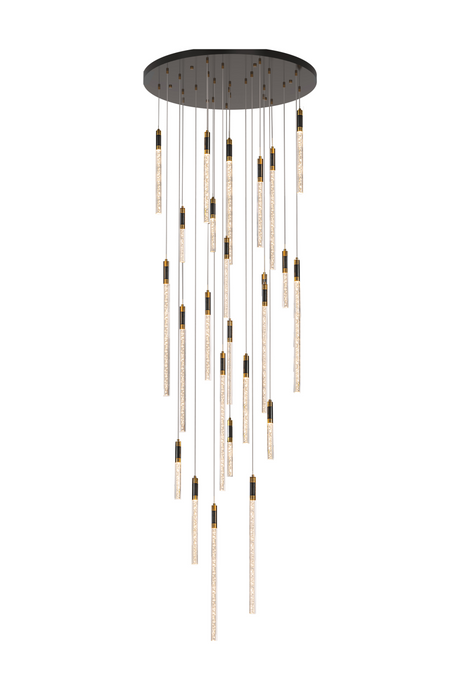 Cascading Rod Chandelier | Richmond Interiors Crosley | Oroa.com