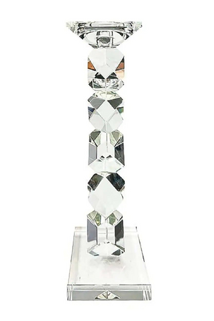 Glass Faceted Candle Holder L | Richmond Interiors Zhara | Oroa.com