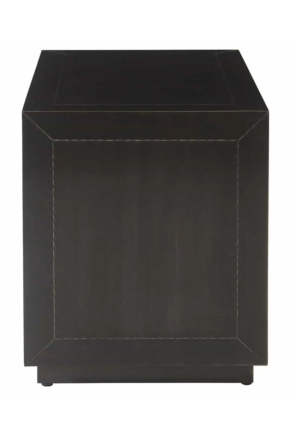 Brown Metal 2-Drawer Nightstand | OROA Dante | Oroa.com