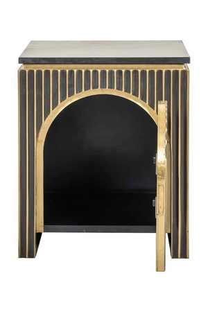 Arched 1-Door Nightstand | Richmond Interiors  Les Arcs | Oroa.com