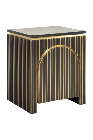 Arched 1-Door Nightstand | Richmond Interiors  Les Arcs | Oroa.com