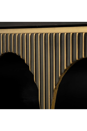 Gold Accent Arched Console Table | Richmond Interiors Les Arcs | Oroa.com