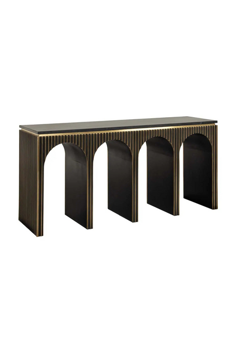 Gold Accent Arched Console Table | Richmond Interiors Les Arcs | Oroa.com