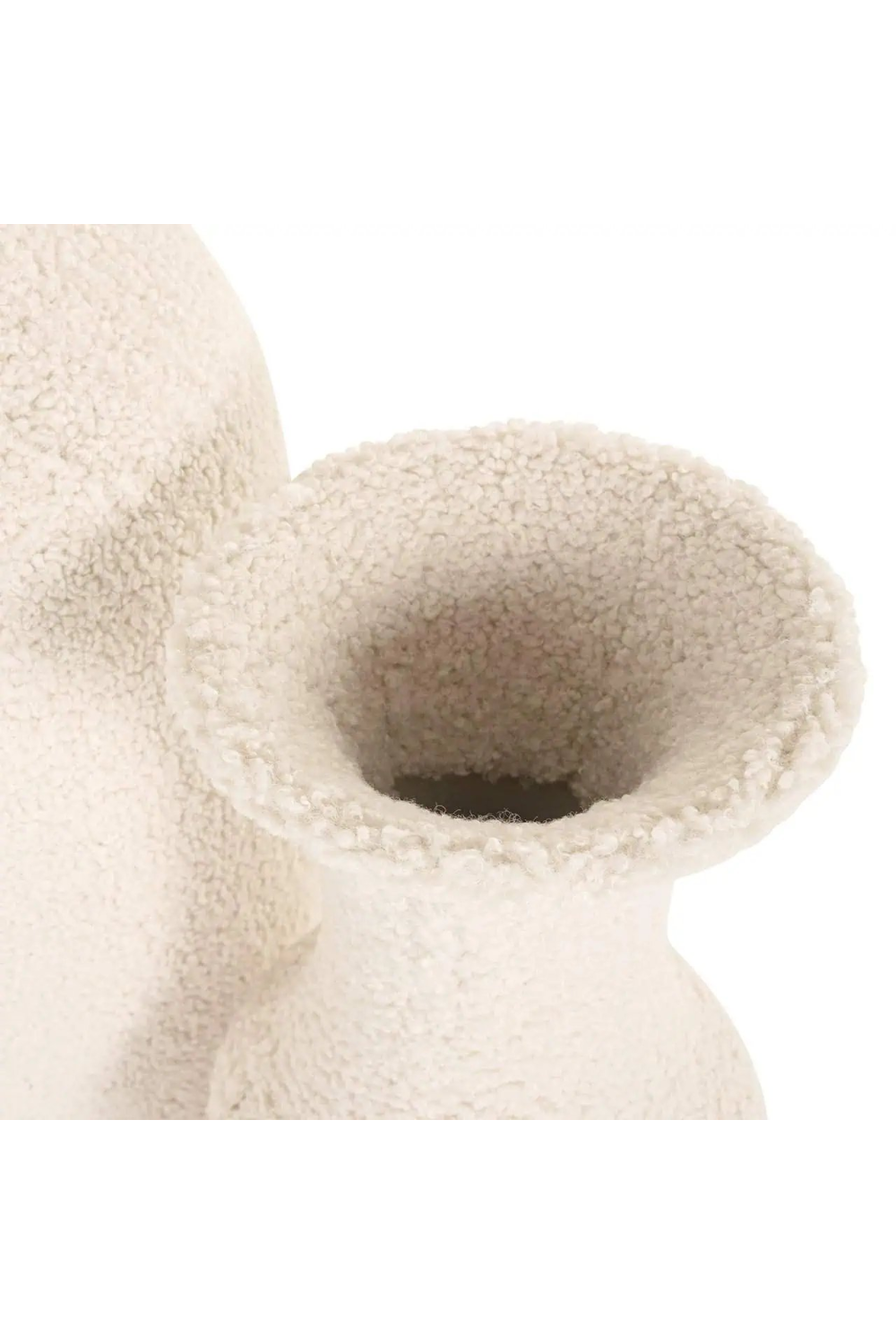 White Ceramic Vase | OROA Fluffy | Oroatrade.com