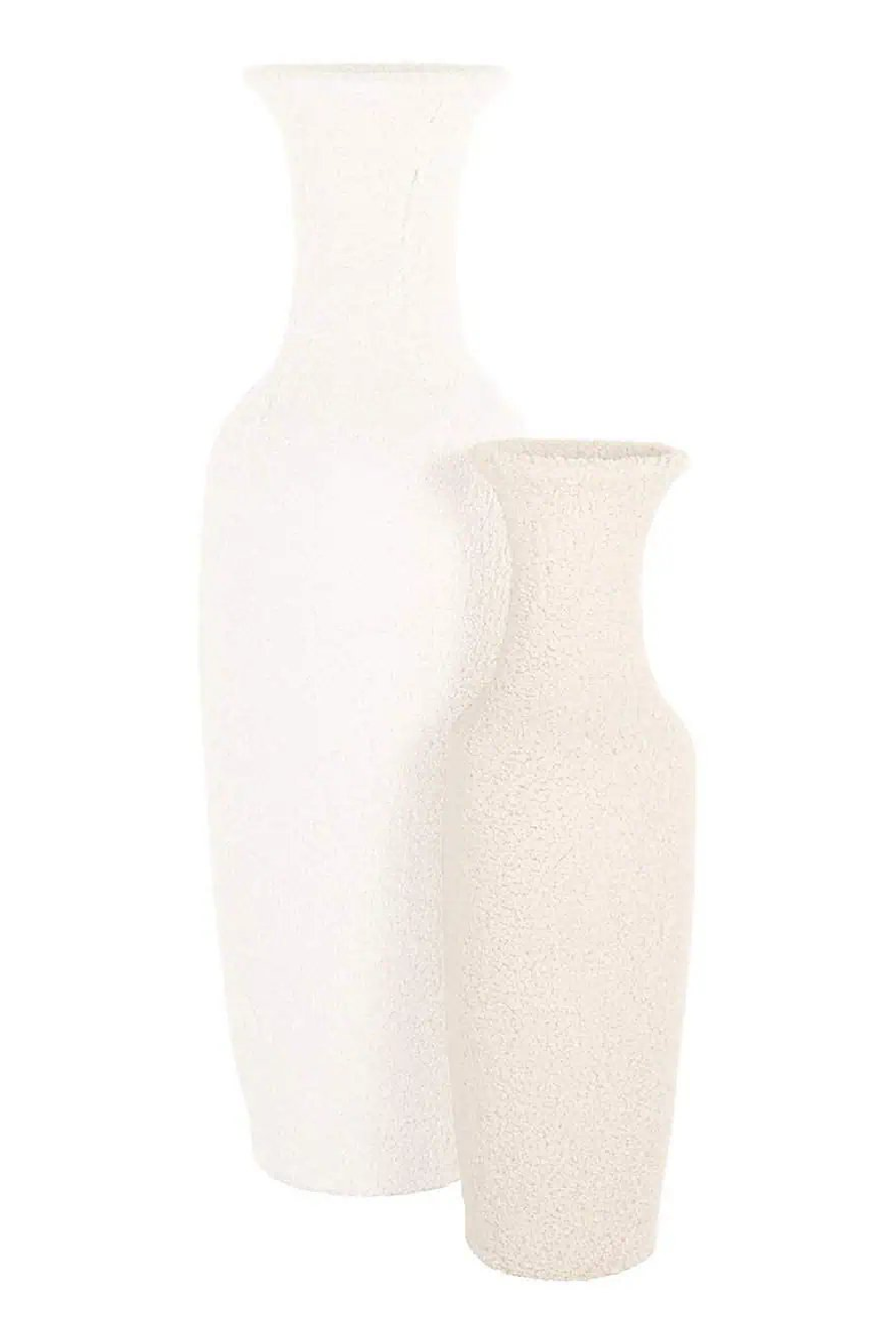 White Ceramic Vase | OROA Fluffy | Oroatrade.com