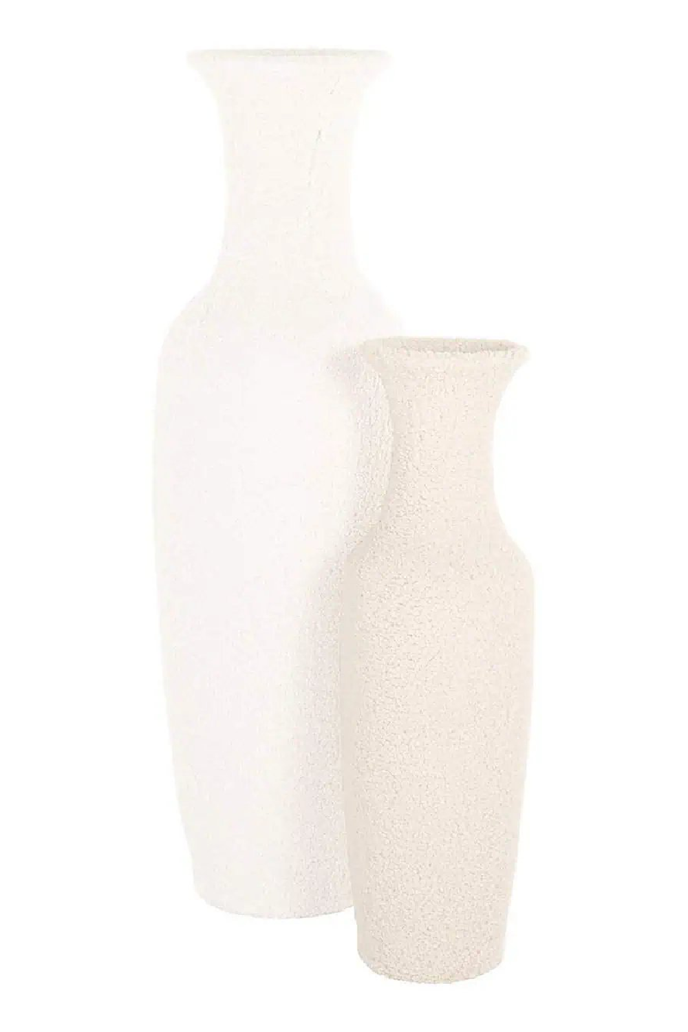 White Ceramic Vase | Richmond Interiors Fluffy | Oroatrade.com