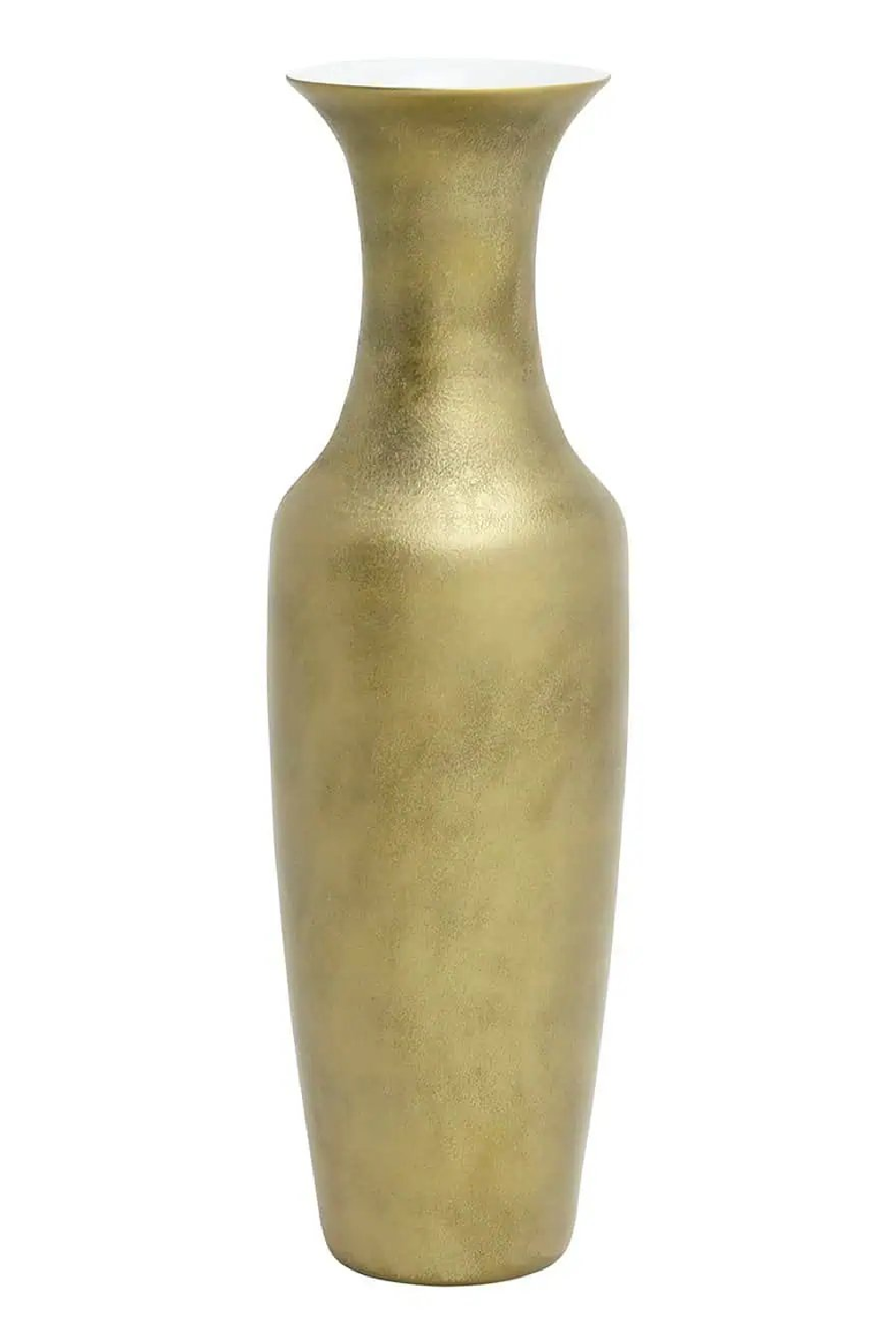 Gold Flared Neck Vase | OROA Macie | Oroa.com