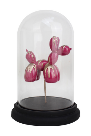 Domed Pink Poodle Decorative Object | Richmond Interiors Ariane | Oroa.com