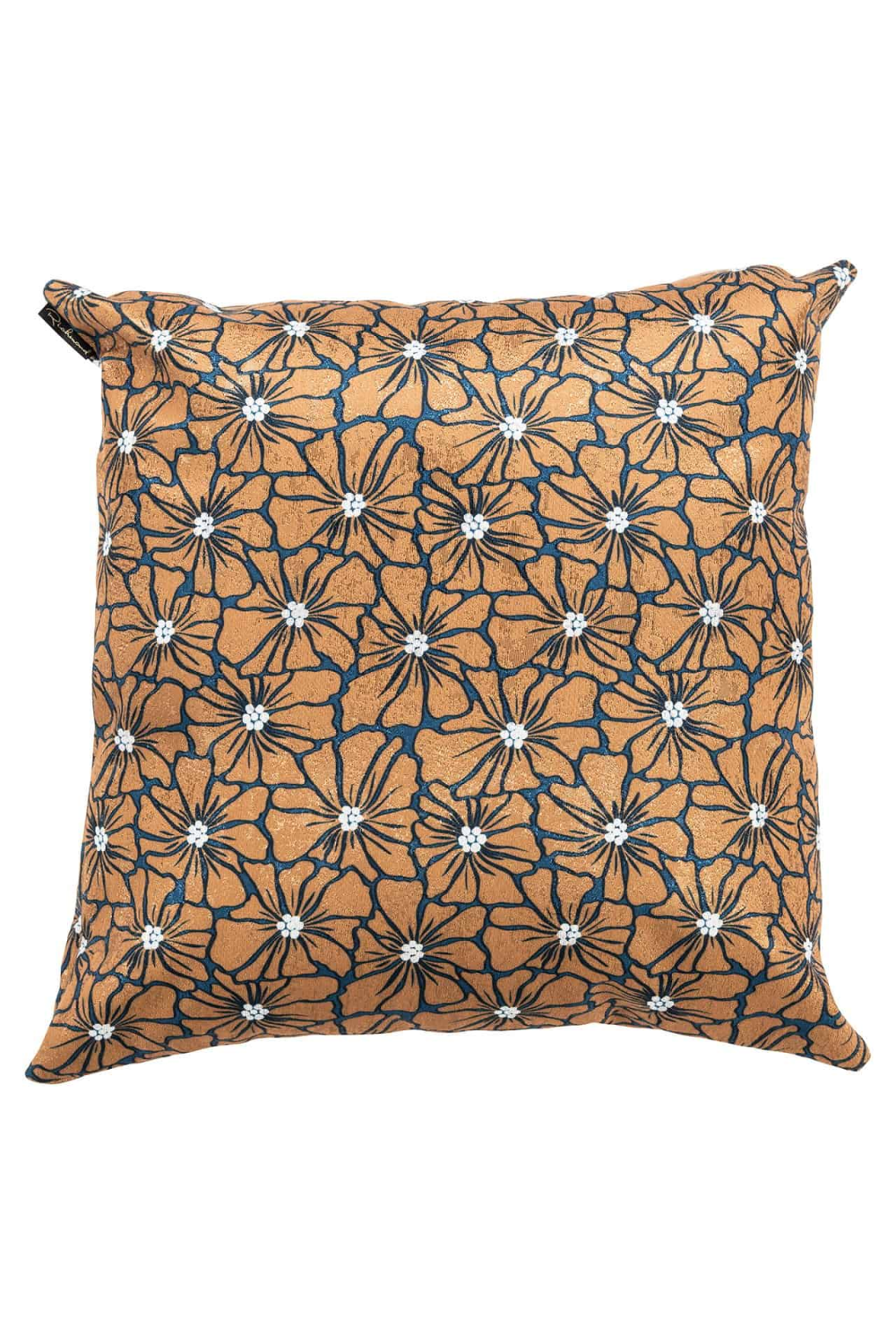 Brown Floral Cushion | OROA Valery | Oroa.com