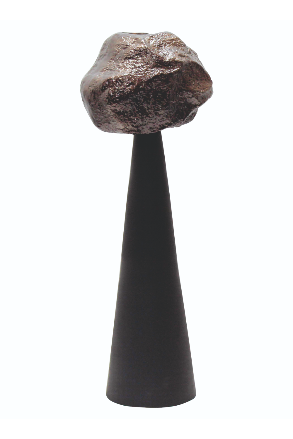 Black Cone Candle Holder | OROA Moira | Oroa.com