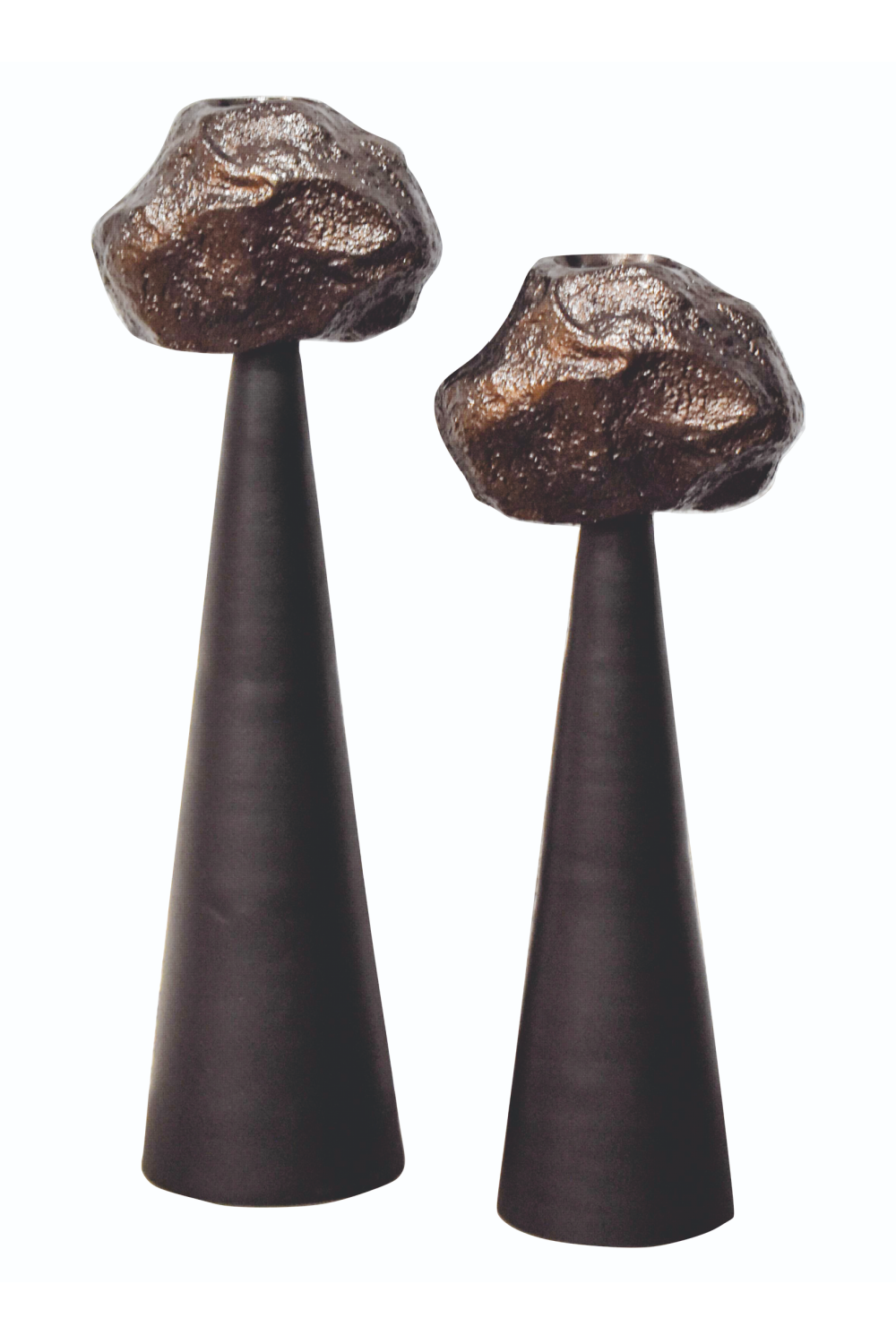 Black Cone Candle Holder | Richmond Interiors Moira | Oroa.com
