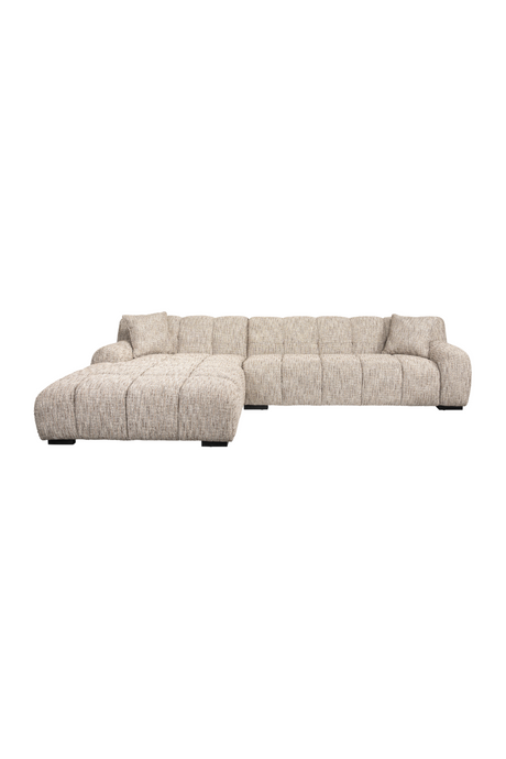 Beige 3-Seater Sofa + Left Lounge | Richmond Interiors Hazel | Oroa.com