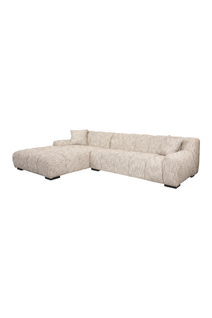 Beige 3-Seater Sofa + Left Lounge | Richmond Interiors Hazel | Oroa.com
