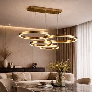   Modern European furniture - Gold Ring Chandelier - www.oroa.com | Oroa.com