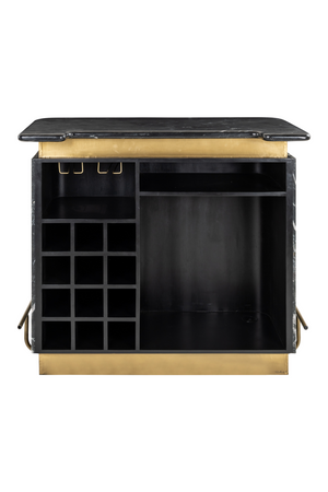 Black Marble Bar Cabinet | Richmond Interiors Bombay | Oroa.com