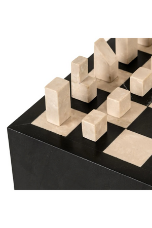 Black 1-Drawer Chess Table | Richmond Interiors Davos | Oroa.com