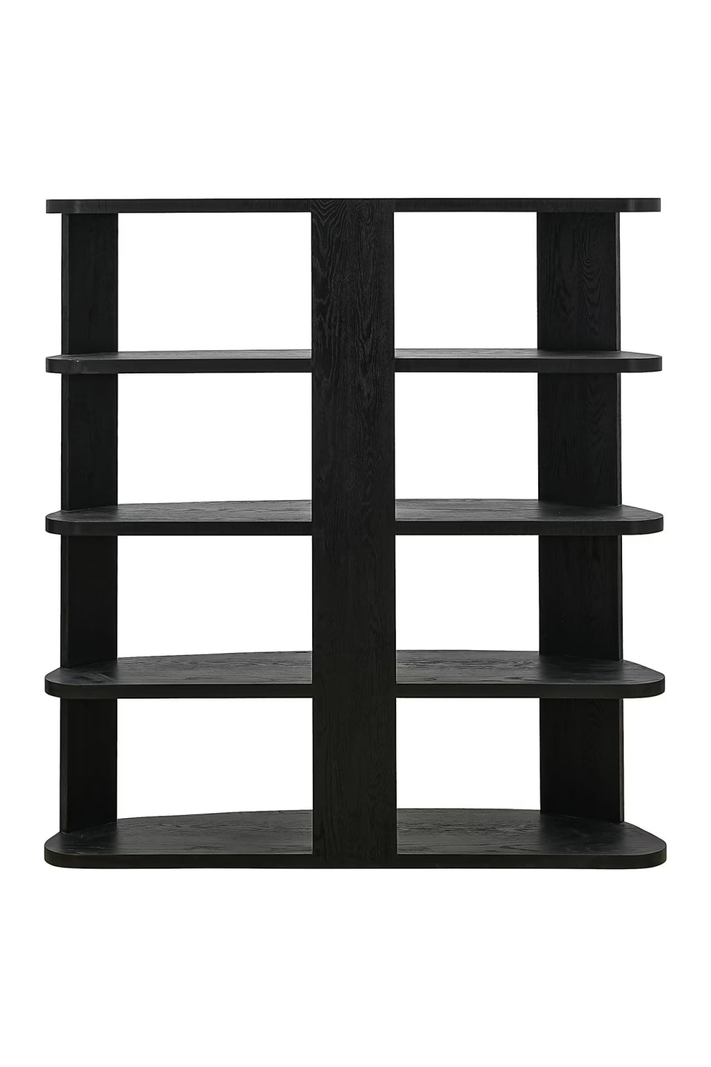 Black 3-Shelf Display Cabinet | Richmond Interiors Navarino | Oroa.com