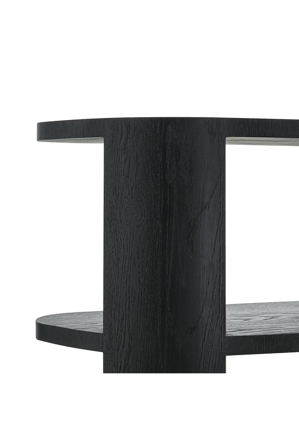 Black 3-Shelf Display Cabinet | OROA Navarino | Oroatrade.com