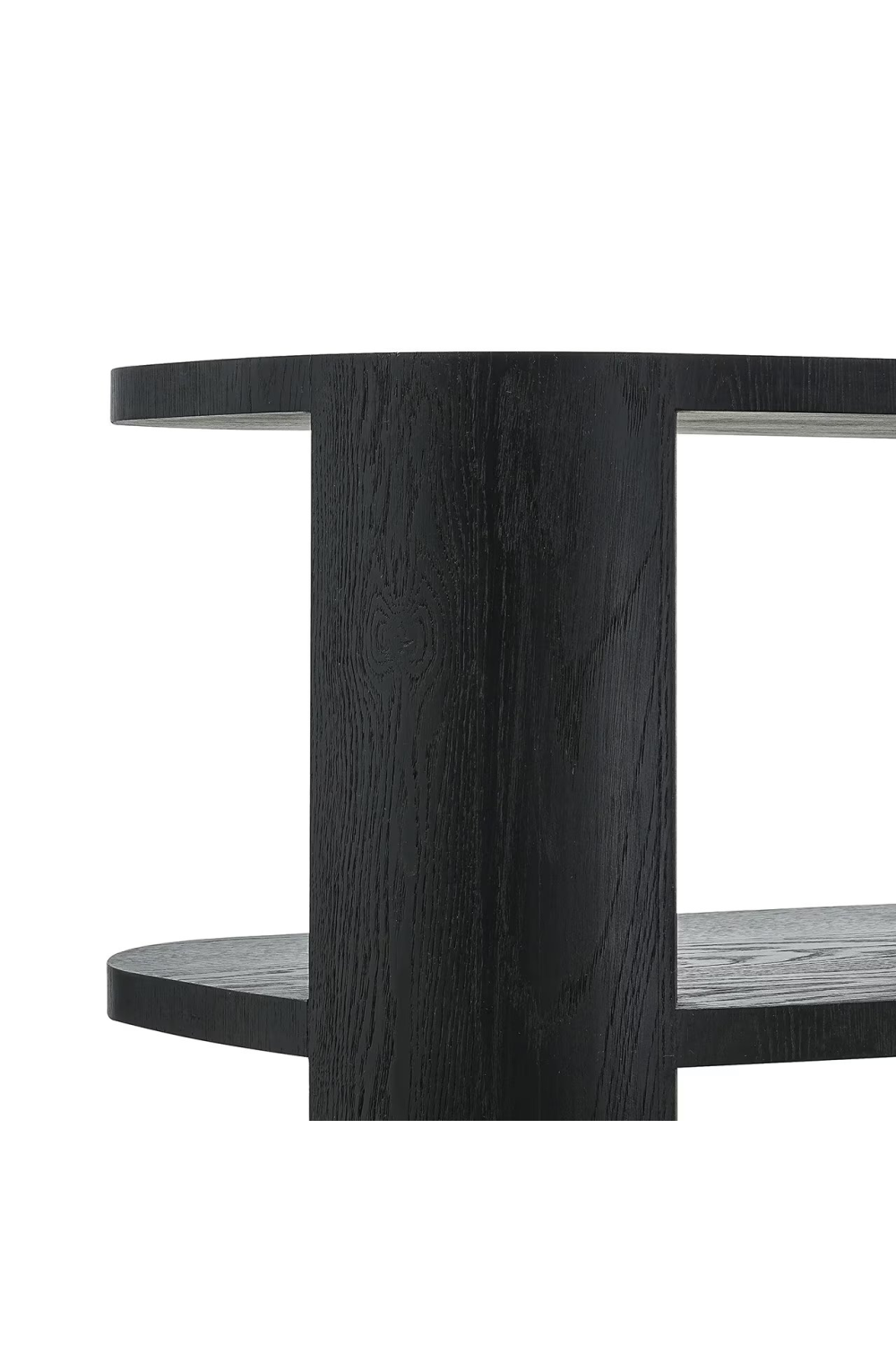 Black 3-Shelf Display Cabinet | Richmond Interiors Navarino | Oroa.com