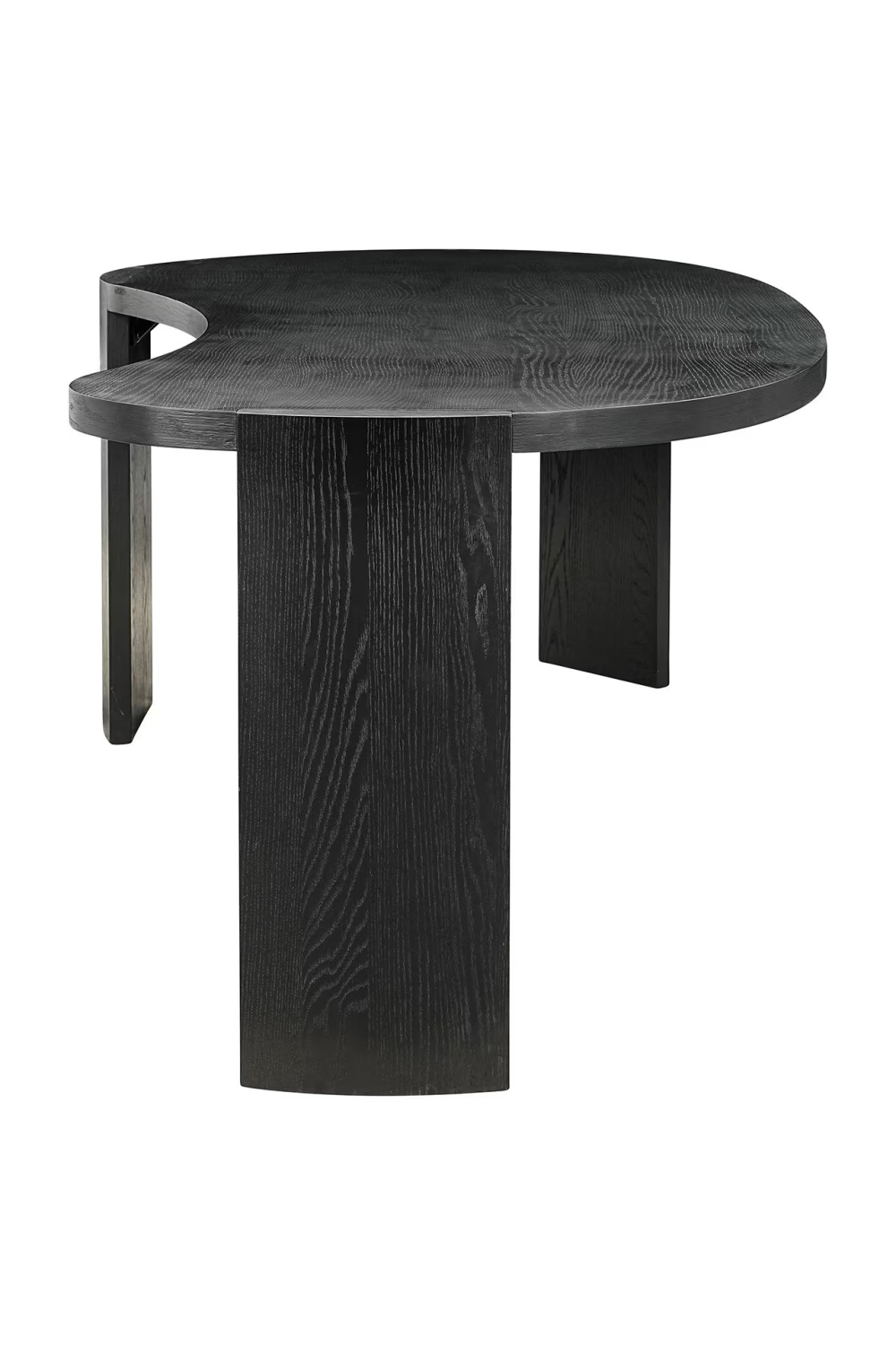 Black Organic Shape Dining Table | OROA Navarino | Oroatrade.com