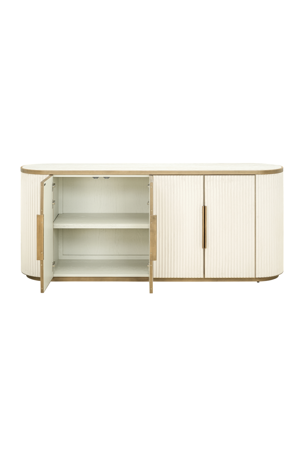 White Ceramic 4-Door Sideboard | OROA Tivoli | Oroa.com