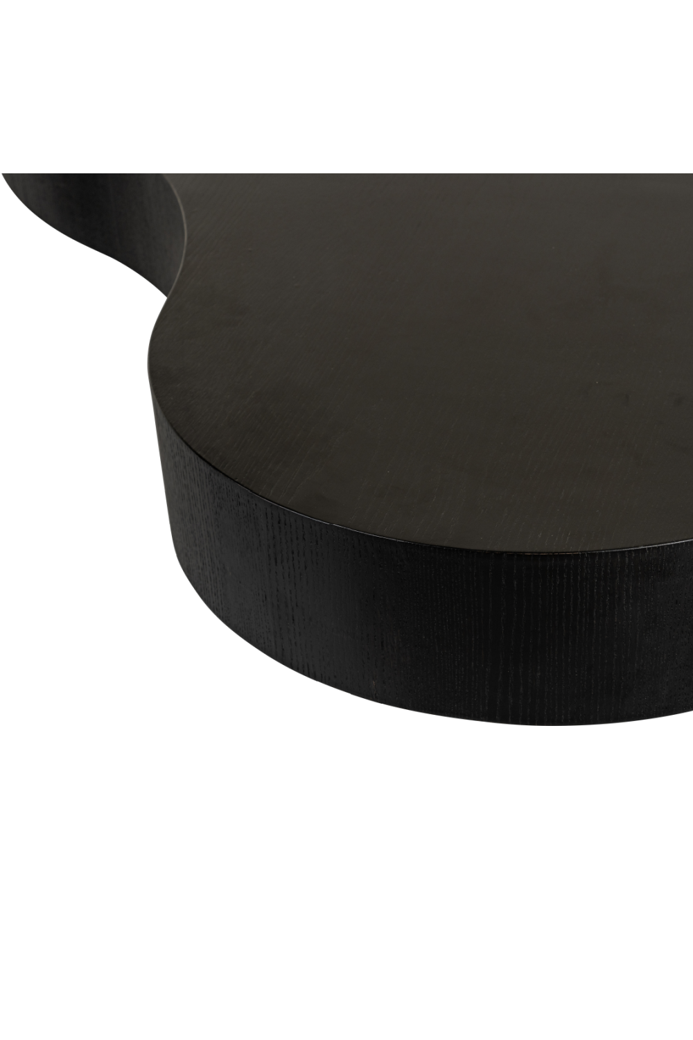 Black Organic-Shaped Dining Table | Richmond Interiors Bogor | Oroa.com