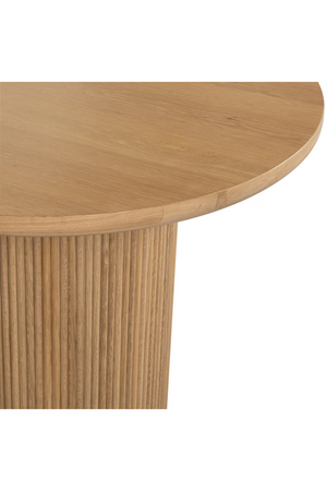 Natural Oak Oval Dining Table | Richmond Interiors Belfort | Oroa.com