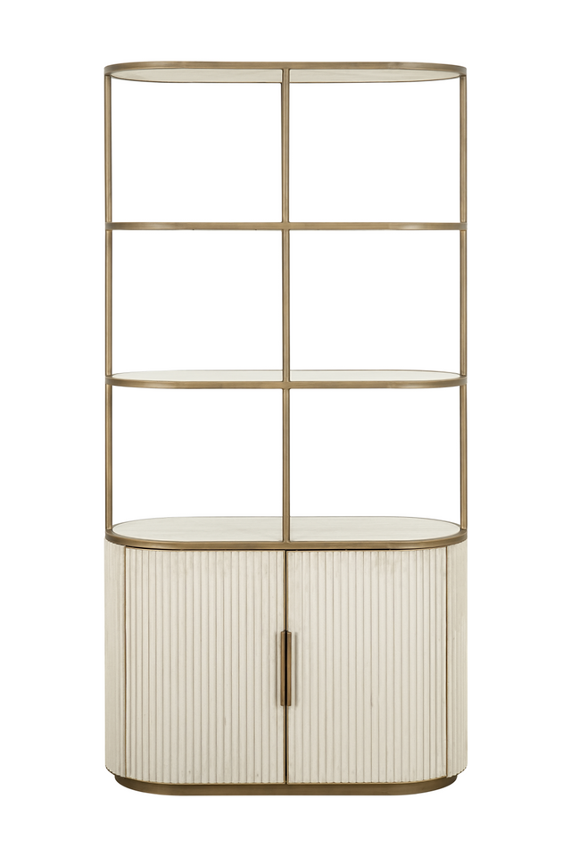 White 2-Door Display Cabinet | Richmond Interiors Tivoli | Oroa.com
