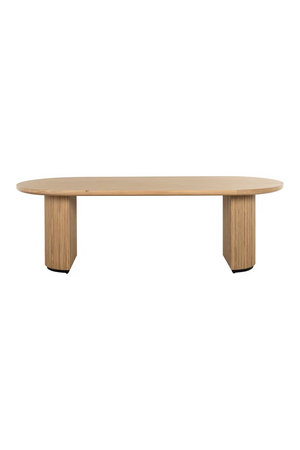 Natural Oak Oval Dining Table | Richmond Interiors Belfort | Oroa.com