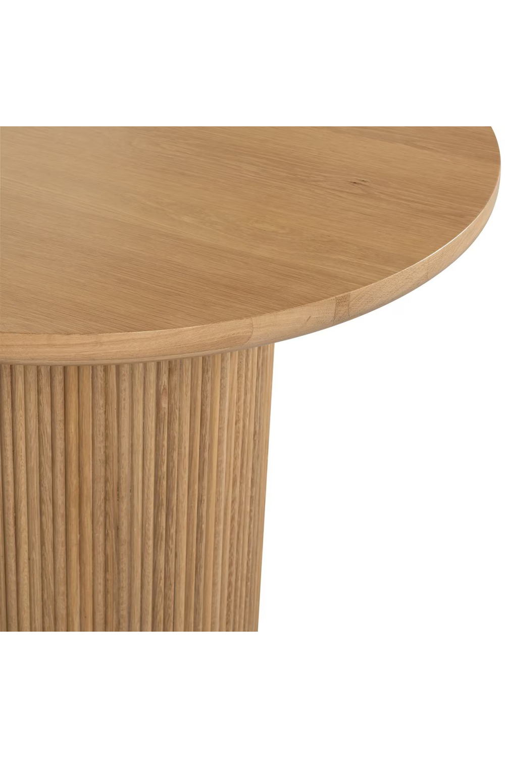 Natural Oak Oval Dining Table | OROA Belfort | Oroa.com