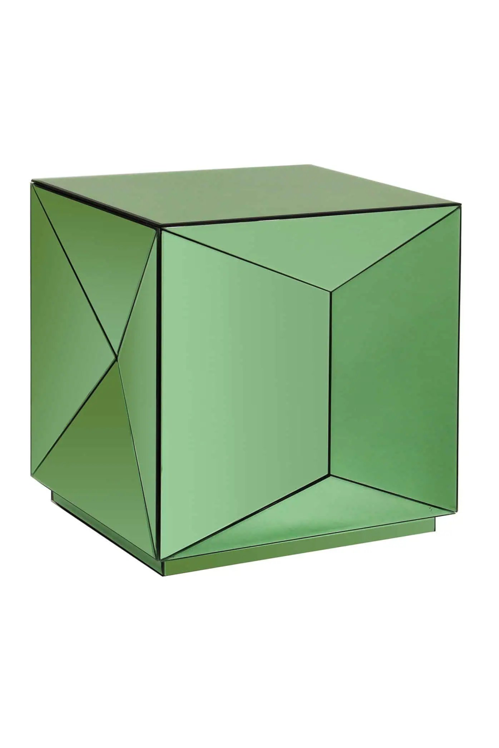 Faceted Mirror End Table | OROA Shifra | Oroa.com